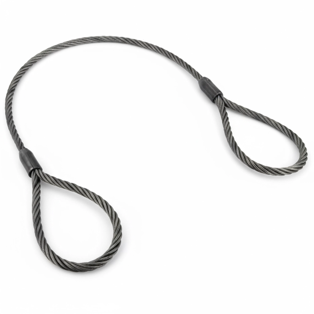 Строп канатный петлевой УСК1, СКП-0.7т 5м (опрессовка)