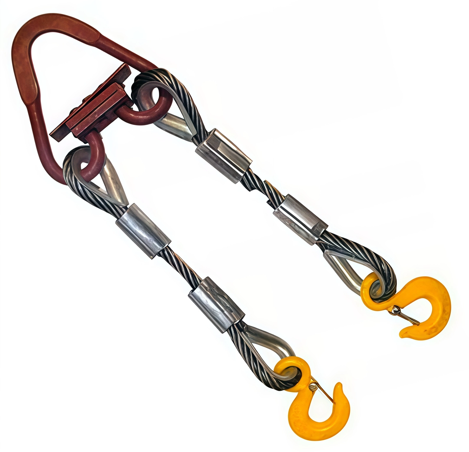 Строп канатный двухветвевой 2СК-1т 5.5м (опрессовка)